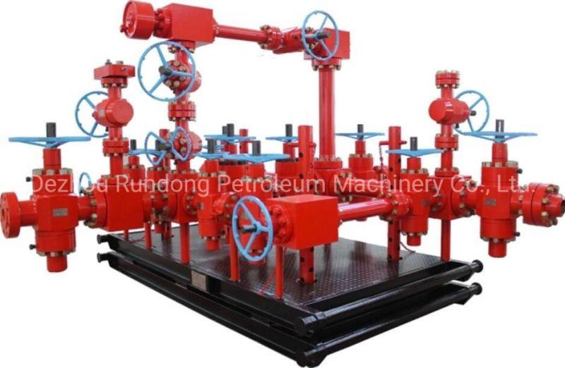 Manifold Line with Gate Valves, Hammer Unions, Steel Pipes Customize as Per Customers′ Demand Standard System Products