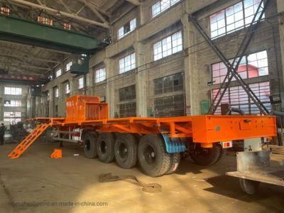 Self Made Xj550 Trailer Chassis 10*8 Self Guyline Driven Carrier Vehicle for Workover Rig Truck Mounted Drilling Rig