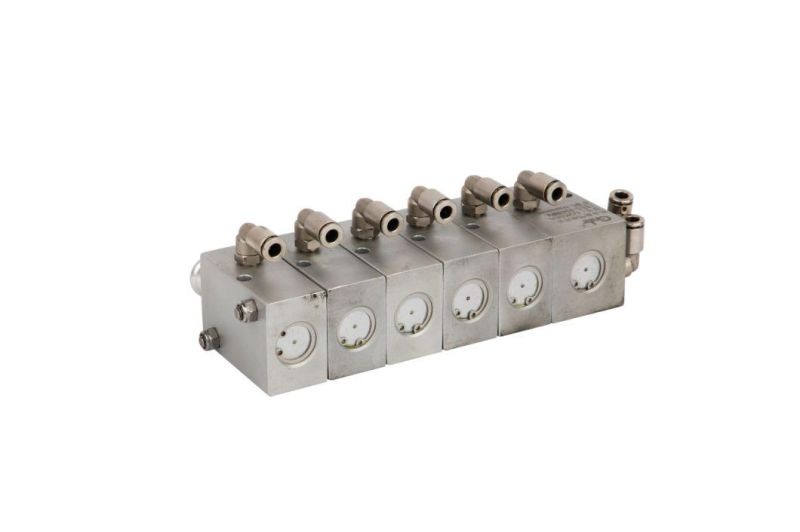 Aluminium Pneumatic Control Block 1-8 Compartment