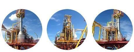 Low Pressure Petroleum and Gas Recovery System for Offshore Platform