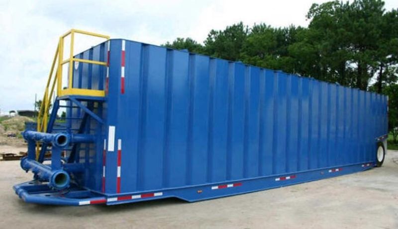 500bbl Oilfield Mobile Storage Frac Tank Mud Tanks with Tralier