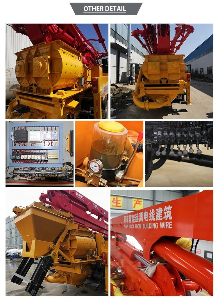 High Performance Left Hand Drive Concrete Pump Truck