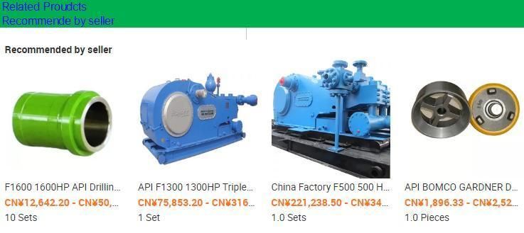Mud Pump Piston Single Action Oilfield Drilling Mud Pump/Drilling Pump/Drilling Hydraulic Piston Mud Pump Njb6