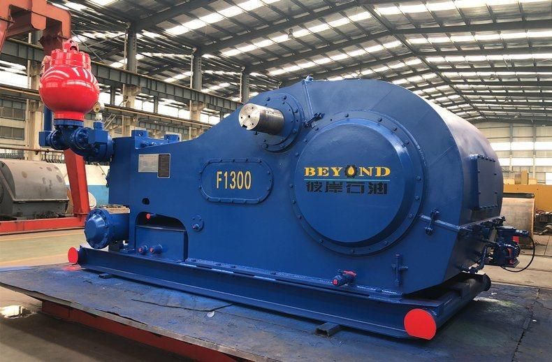 Drilling Mud Pump F-1600 1600HP Drilling Three-Cylinder Single-Acting Reciprocating