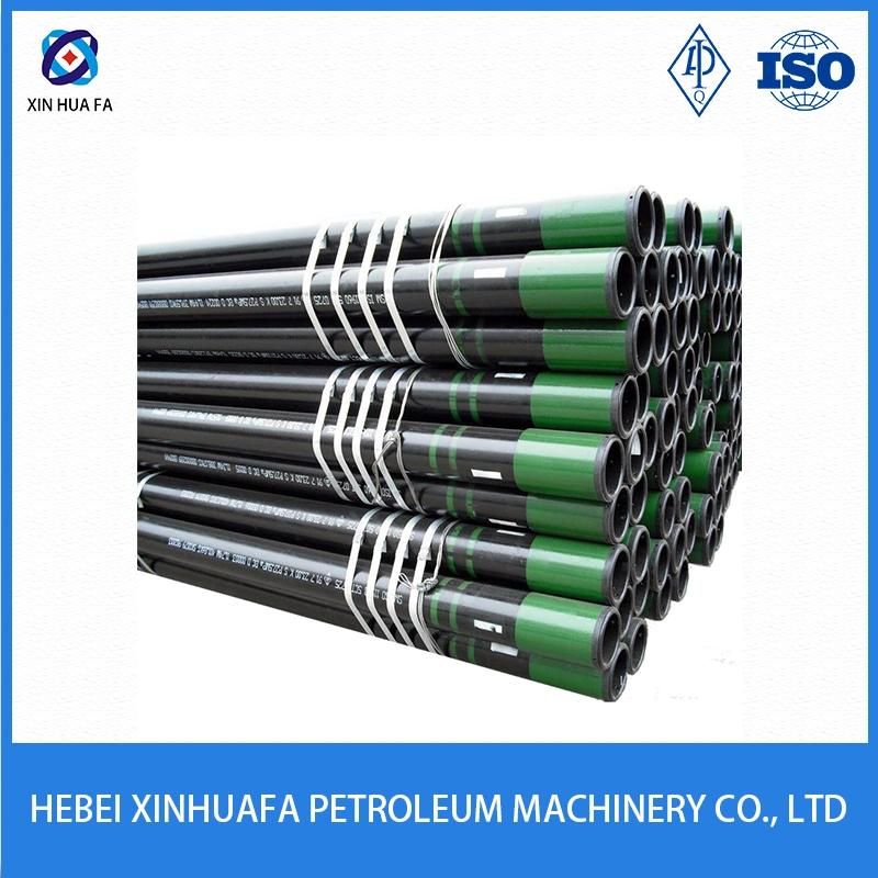 API 5CT Grade K55 K55 N80 L80 P110 T95 Steel Pipe Seamless OCTG Black Casing Tubing
