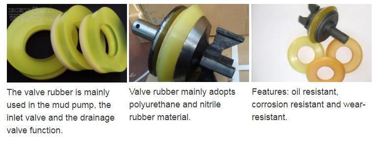 Hot Sale Triplex Mud Pump Valve Rubber for Oil and Water Well Drilling Rig