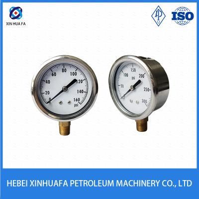Stainless Steel Manometer / Mud Pump Pressure Gauge / High Pressure Measuring Instrument