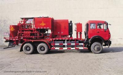 Cementing Truck Single Engine and Pump Skid Truck Mounted 70MPa 40MPa Mud Pump Unit Zyt