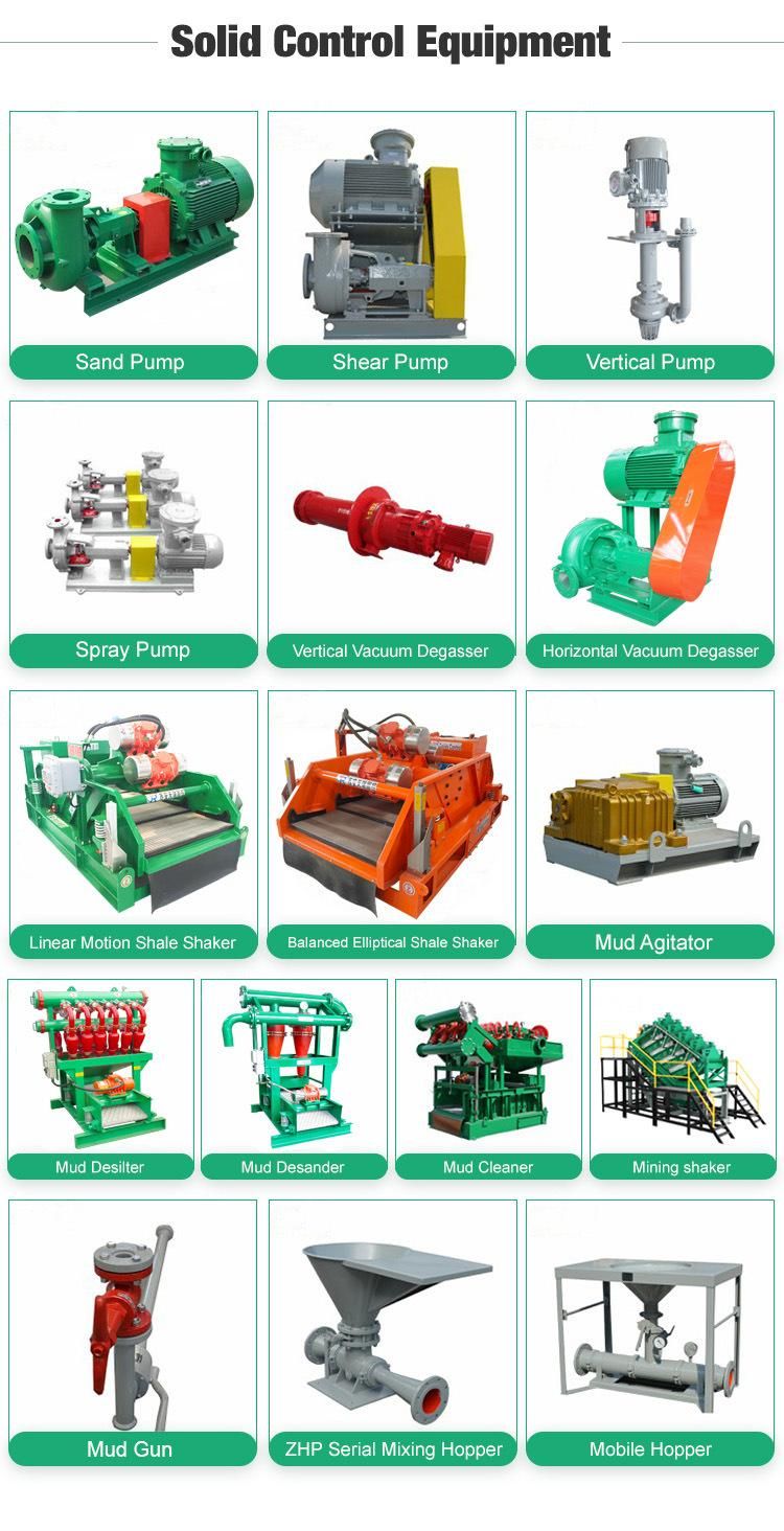 Oilfield Drilling Fluids Shale Shaker Parts of Mud Control System