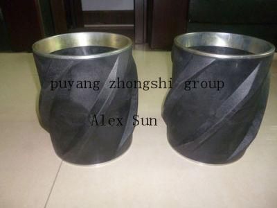 5&quot; Spiral Vane Rigid Thermoplastic Casing Centralizer