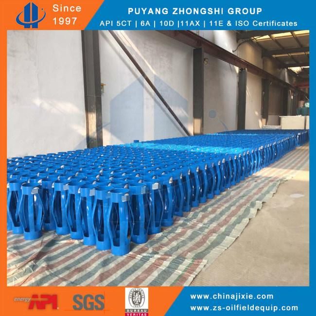 API Standard 7 Casing 8 3/4 Hole Flexible Casing Centralizer