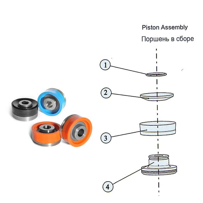 Piston Assembly for Mud Pump PU NBR Piston Rubber Piston Assembly