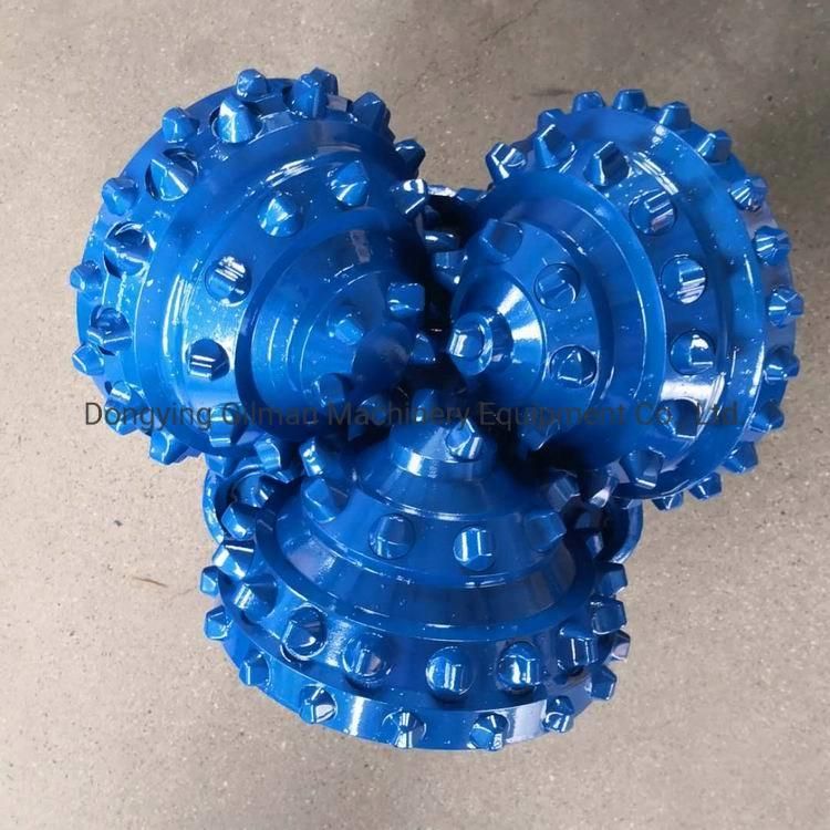 API 9 7/8 IADC537 Oil Rig Rotary Drill Head / Oil Well Drilling Tricone Bit