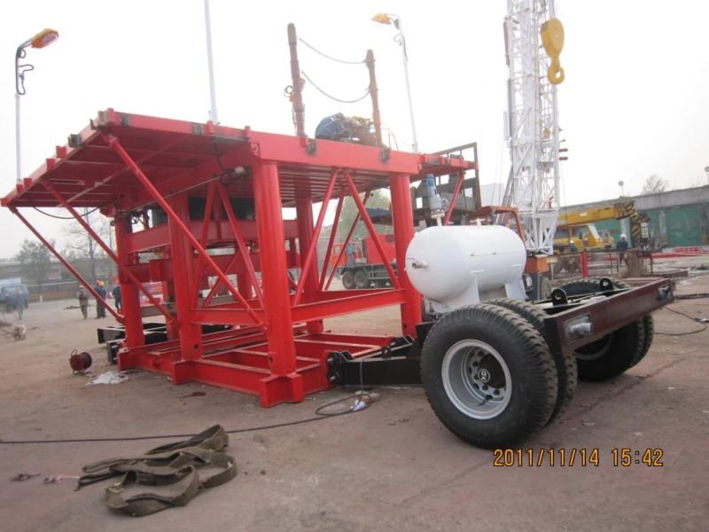 Telescopic Substructure Drilling Floor for Xj350/Xj450/Xj550/Xj650/Xj750 Workover Rig Drilling Rig Dz Sj Petro, Zyt Petroleum