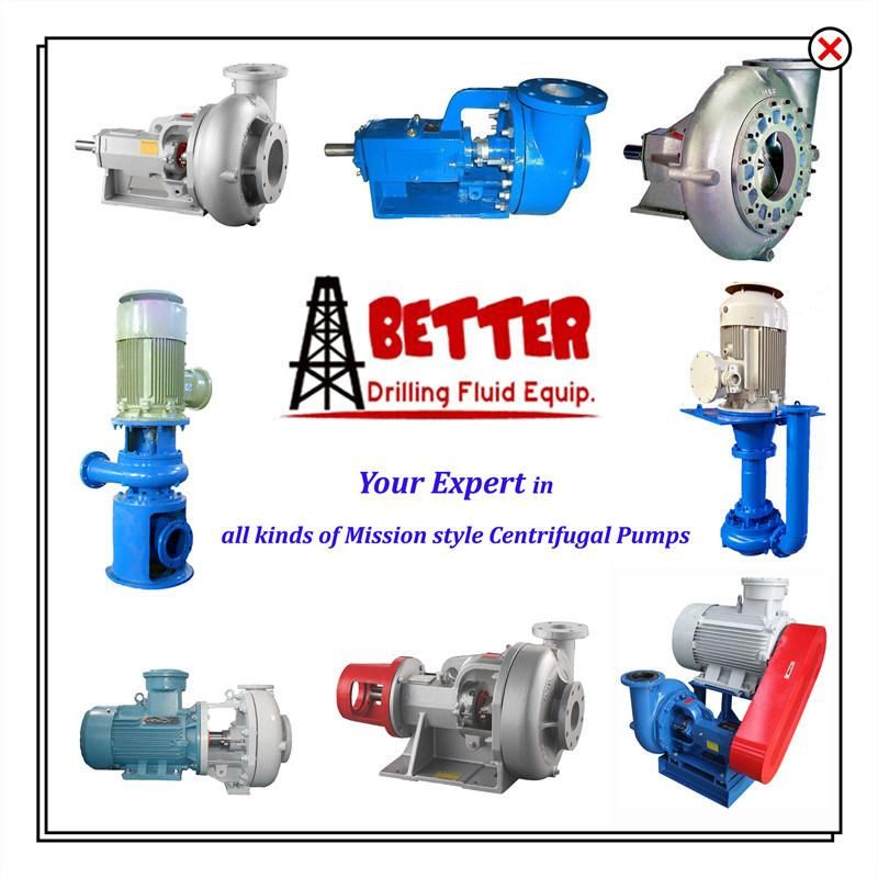 Mission Type Centrifugal Pumps & Pump Parts