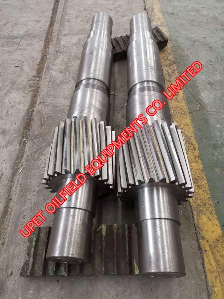 National Mud Pump Parts Pinion Shaft Gear Shaft 7p-50/8p-80/9p-100/10p-130/12p-160/14p-200/1y-1000/1y-1300 etc