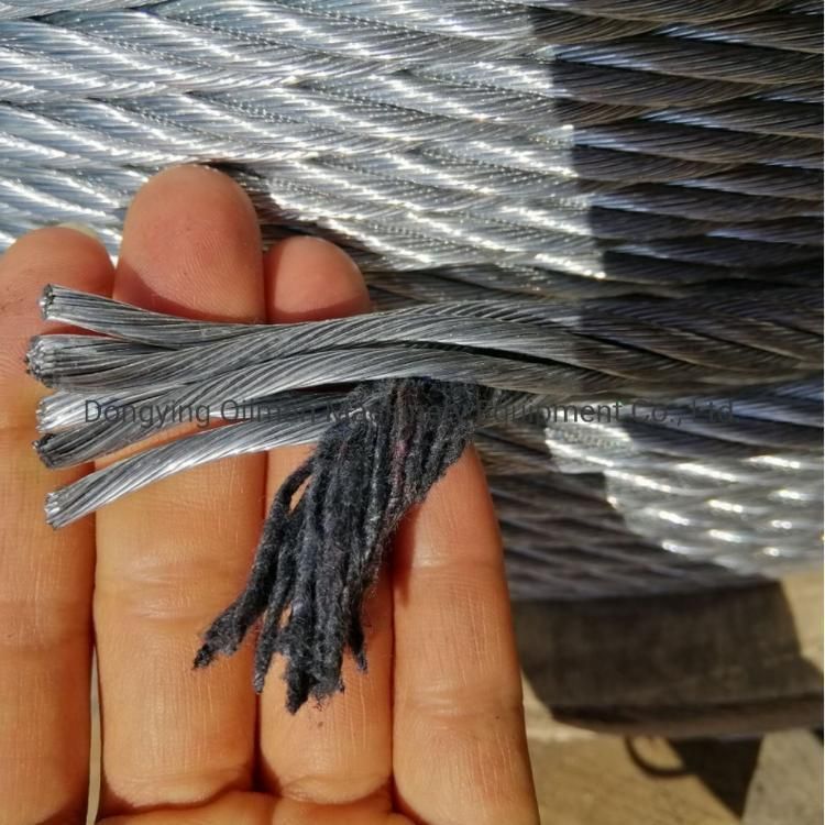 Ungalvanized Steel Wire Rope 6X37+Iwrc 38mm