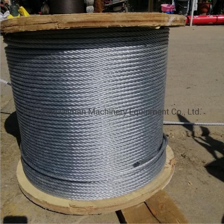 Ungalvanized Steel Wire Rope 6X37+Iwrc 38mm