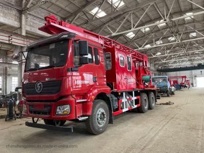 New Design! G6 Chassis Swabbing Unit 3000m Drum Capacity Auto Rolling Wireline Fishing Oil Skid Suction Oil Zyt Petroleum