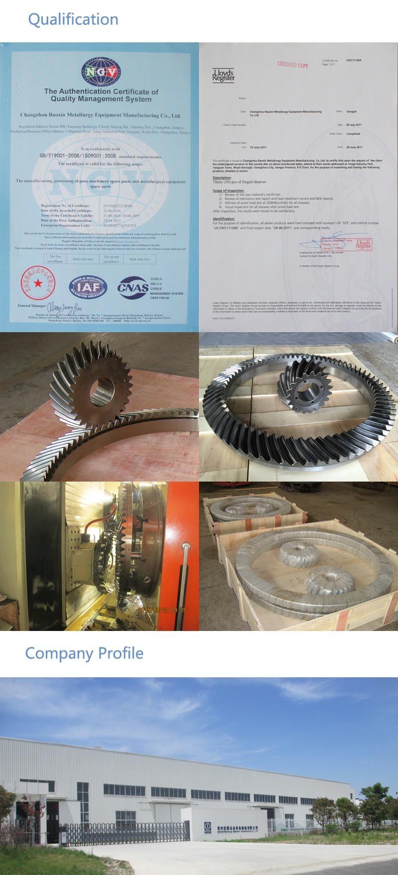 Oil Drilling Rings Zp495 Large Spiral Bevel Gears