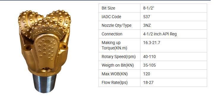 Oil TCI Tricone Rock Bits for Drilling