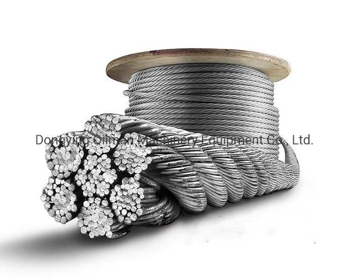 6X19s+Iwrc Fiber Core or Steel Core Galvanized Wire Rope for Oill Drilling