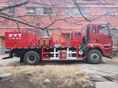 35MPa 5000psi Triplex Plunger Pump Mobile Pump Unit Flushing Well Truck Self Circulating Well Flushing Truck Zyt