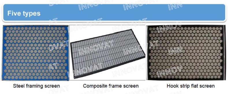 Drilling Rig Fluid Solid Control Mud Shale Shaker Screen/Composite Frame Shale Shaker Screen/Shale Shaker Wave Screen Mesh/Hook Strip or Steel Shaker Screen