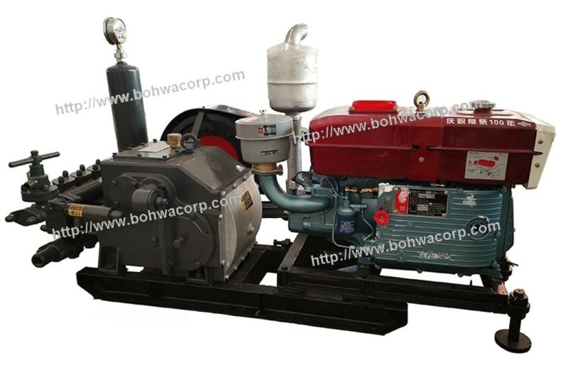 Horizontal Triplex Single Acting Reciprocating Piston Mud Pump