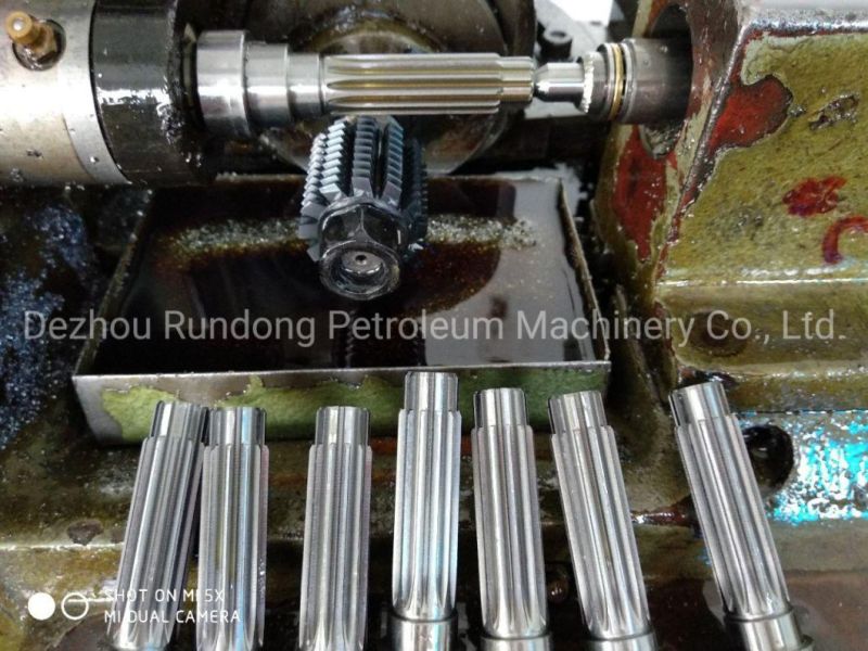 Big Gear Ring and Forged Alloy Steel Pinion Shaft Assembly of Mud Pump in Oil Drilling or Mining Field