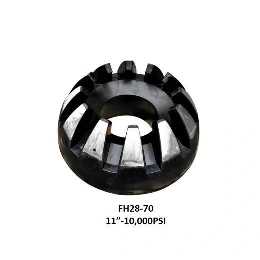 Fh18-35 Annular Bop Rubber Product Vulcanized Spherical Sealing Element 5000psi Rubber Core