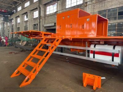 Self Made 12*10 Driven Chassis Carrier Vehicle for Xj650 Workover Rig Truck Mounted Drilling Rig