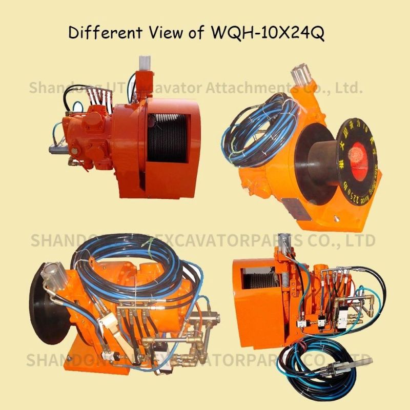 Direct Manufacture Air Winch Used Pneumatic Winch with Wire Rope