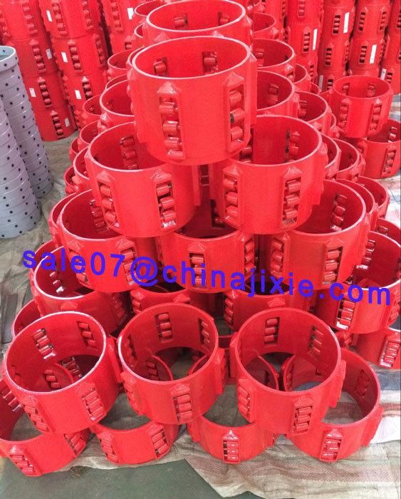 API 10d GF Roller Centralizer Rigid Casing Centralizer