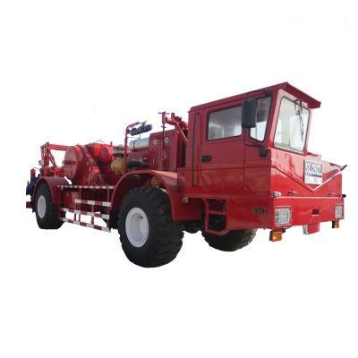 Zj40/2250CZ Truck-Mounted Drilling Rig Drilling Wells High Drilling Efficiency Workover Rig Drilliing Rig Max. 1500m Cat C-16 Red