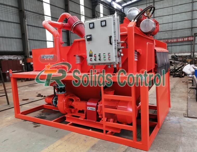 100m³ /H Capacity Bored Piling Desander Mud Recycling System