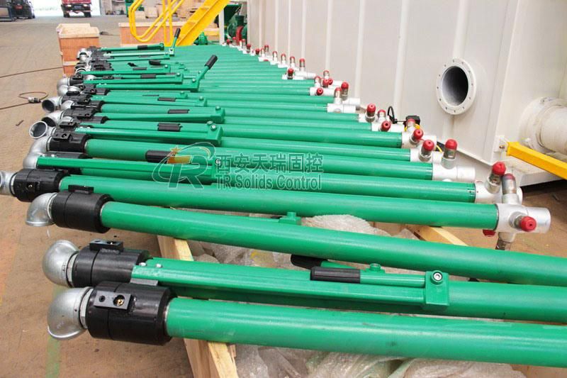 Oilfield Drilling Mud Gun with Three Adjustable Nozzles
