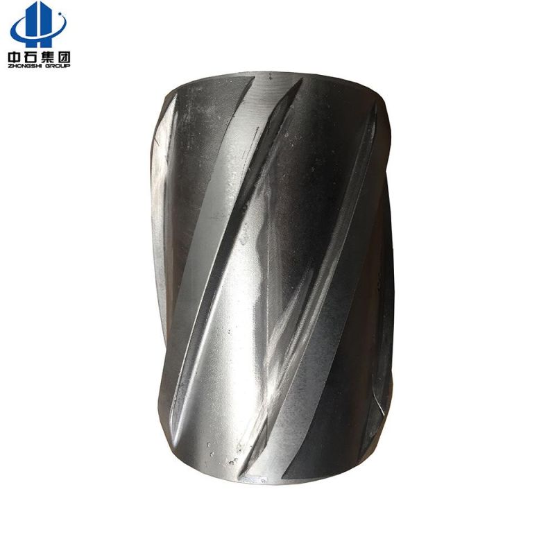 Oilfiedl Zinc Alloy Spiral Vane Solid Body Rigid Centralizer