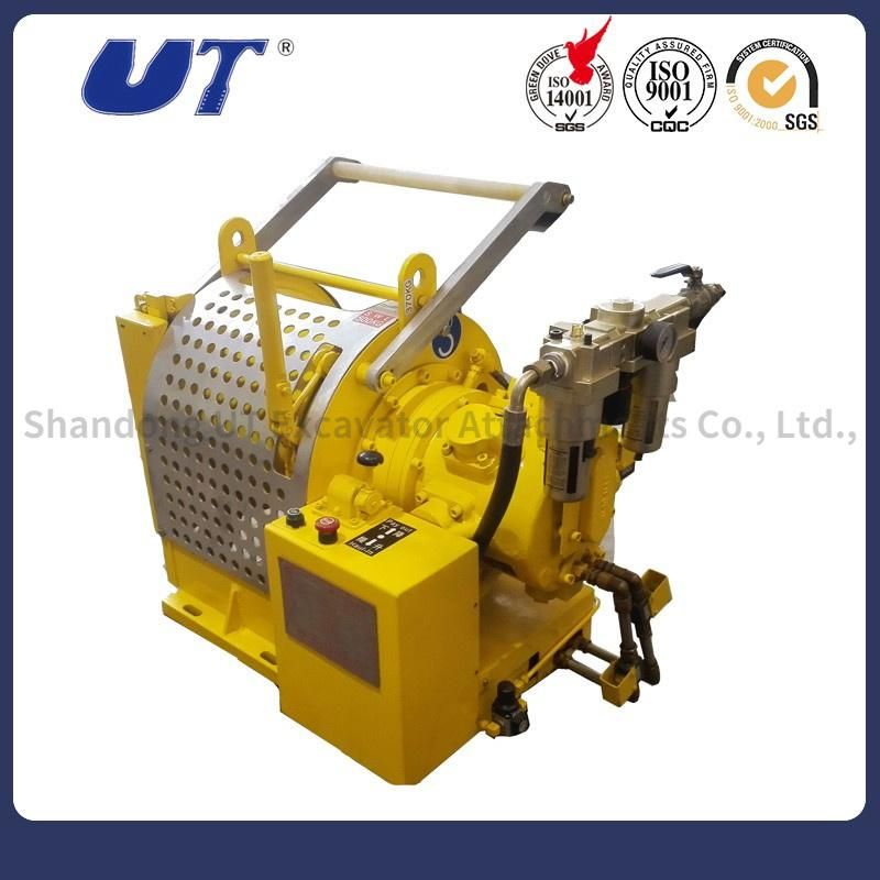 Pipe-Laying Air Tugger Winch with Large Rope Storage