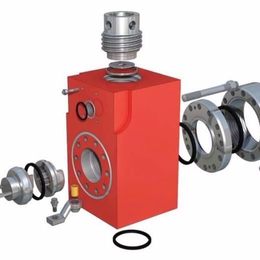 API Certified Oilfied Oilfield Mud Pump Spares Fluid End Module Hydraulic Cylinder Valve Box