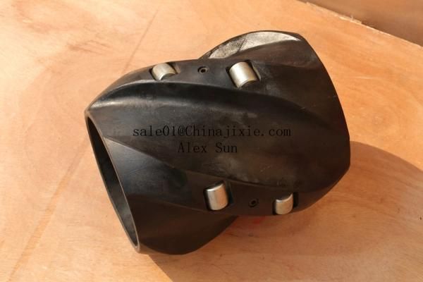 API Standard Spiral Vane Rigid Plastic Casing Centralizer