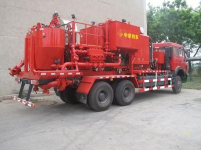 Single Engine and Pump Skid Truck Mounted 70MPa 40MPa Mud Pump Unit Zyt Cementing Unit