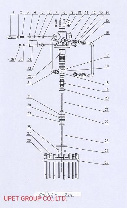 Pneumatic Oil Pump Qyb40-165L