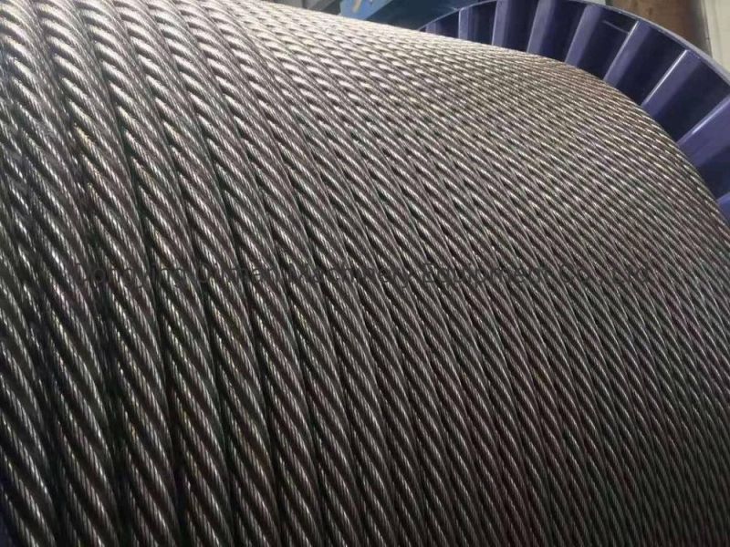 6X19s+Iwrc Fiber Core or Steel Core Galvanized Wire Rope for Oill Drilling