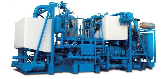 Auto Density Control Double Pump Cement Skid Made by Serva Sjs