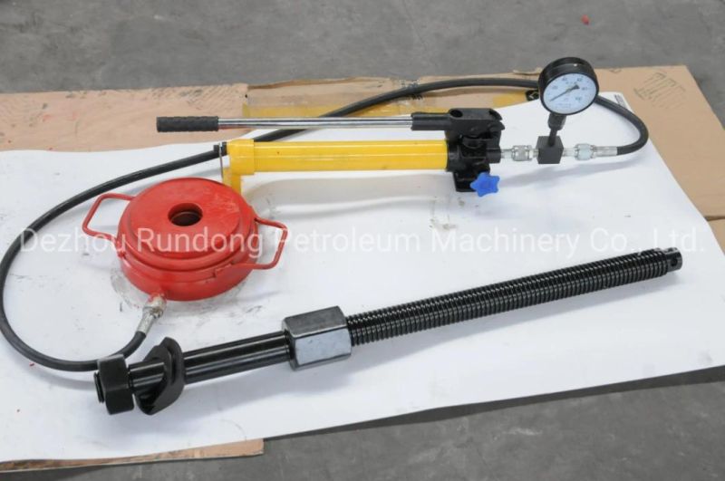 Full Open Valve Seat Puller Assembly/ Puller Head/ Thread Rod/ Hand Pump/ Oil Tank/ Pressure Gauge