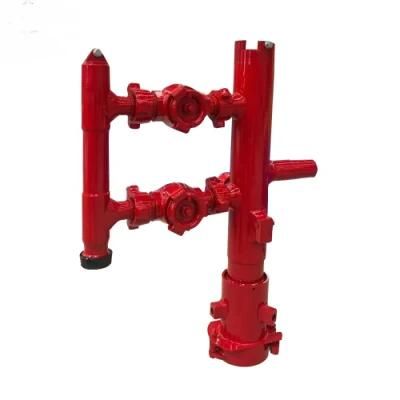 API Cementing Tool Drill Pipe Double Plug Cement Head