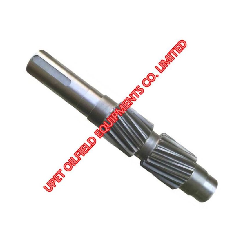 National Mud Pump Parts Pinion Shaft Gear Shaft 7p-50/8p-80/9p-100/10p-130/12p-160/14p-200/1y-1000/1y-1300 etc