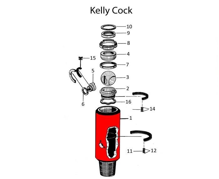 Kelly Valve (upper kelly valve/lower kelly valve) for Oil Drilling Rig