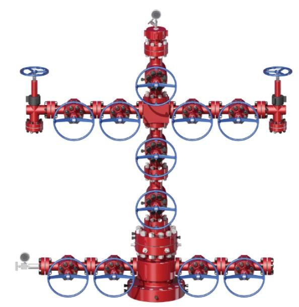 API 6A Integral Christmas Tree for Oil Field